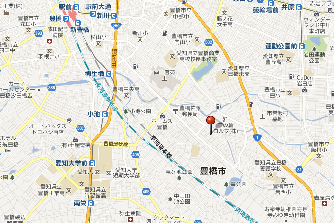 金子パイプ株式会社広域地図